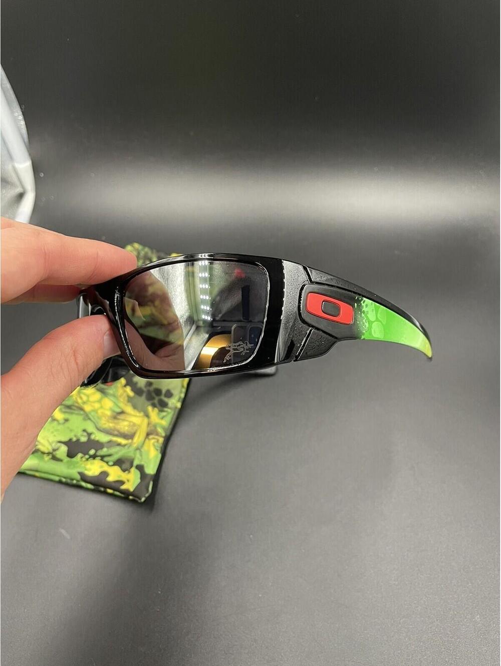 Oakley Jupiter Camo Fuel Cell Polished Black w/Black Iridium Lenses